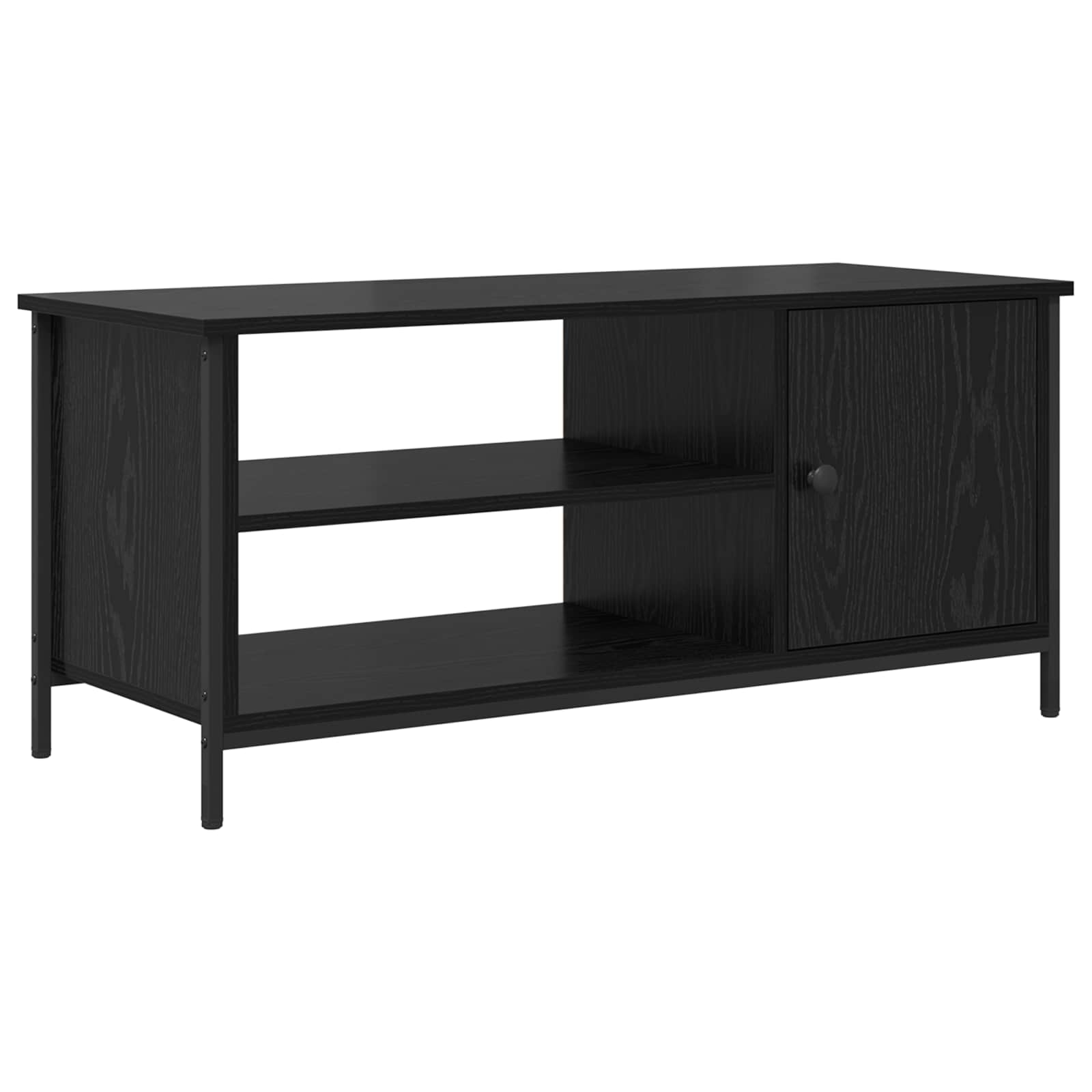 TV ormar Crni hrast 100 x 40 x 45 cm Konstruirano drvo