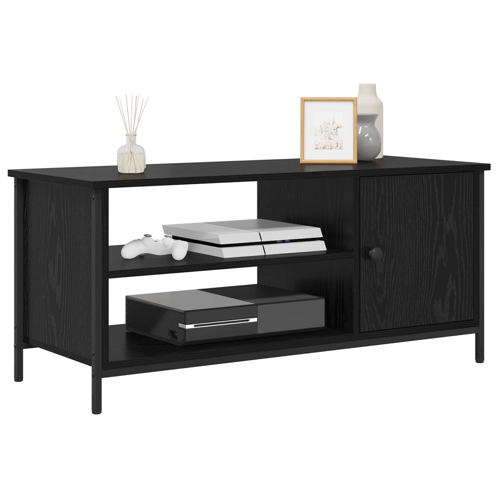 TV ormar Crni hrast 100 x 40 x 45 cm Konstruirano drvo