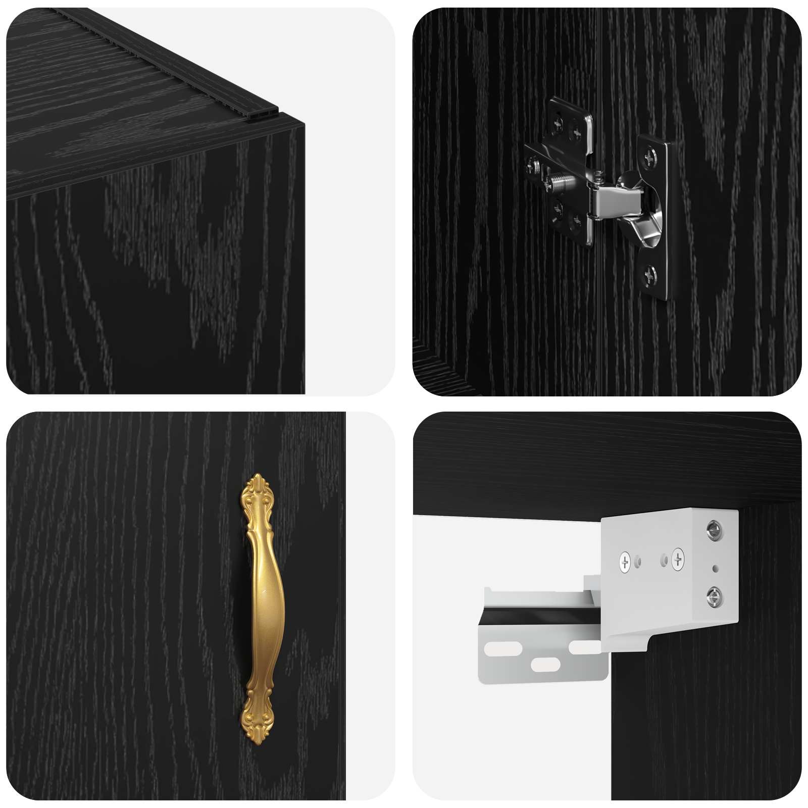 Ormar za Zid Crni hrast 69,5 x 34 x 90 cm Konstruirano drvo