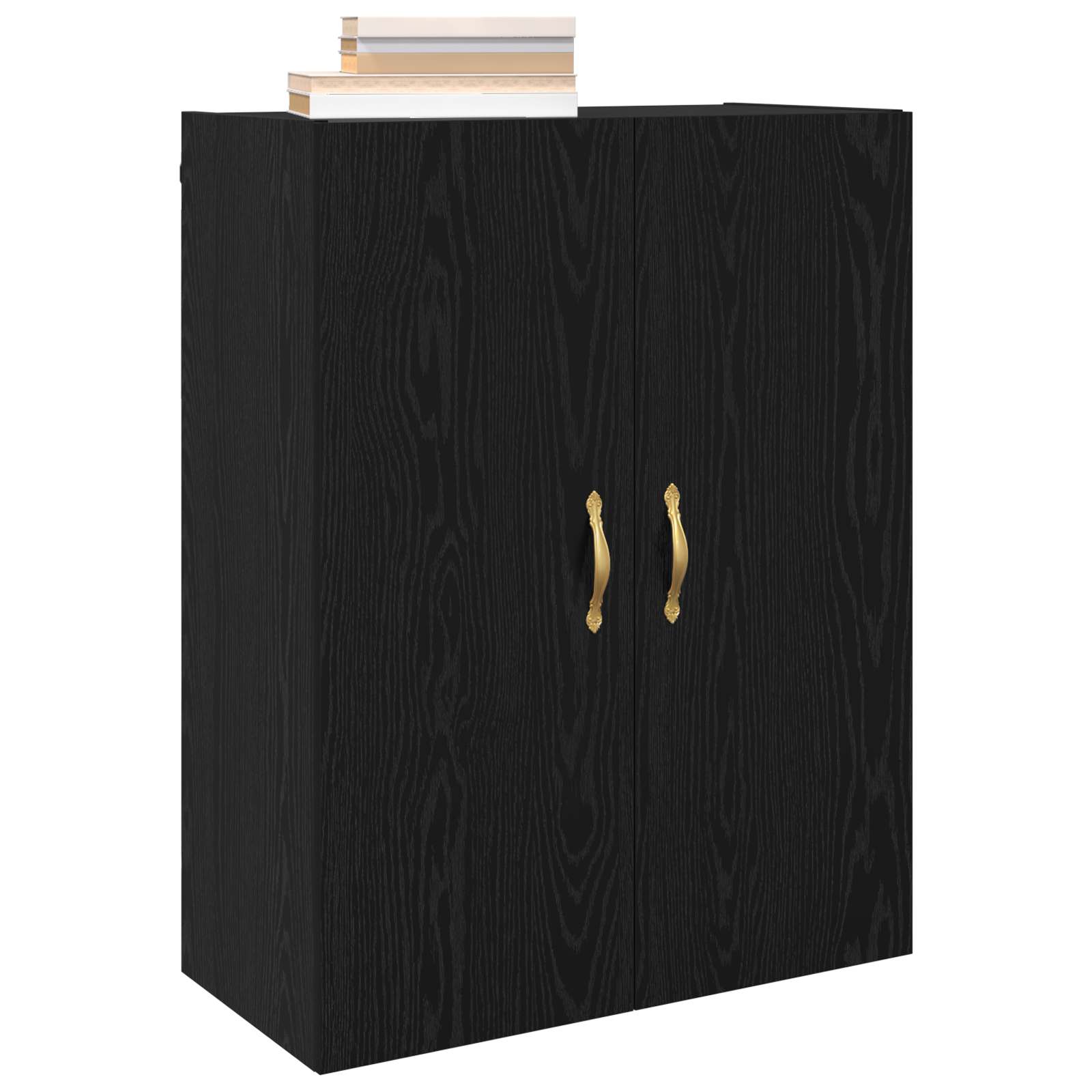 Ormar za Zid Crni hrast 69,5 x 34 x 90 cm Konstruirano drvo