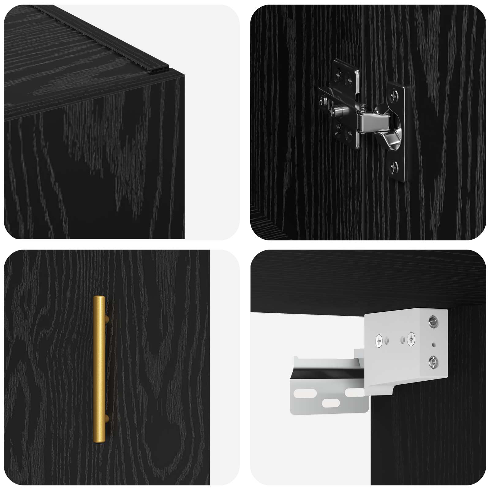 Ormar za Zid Crni hrast 69,5 x 34 x 90 cm Konstruirano drvo