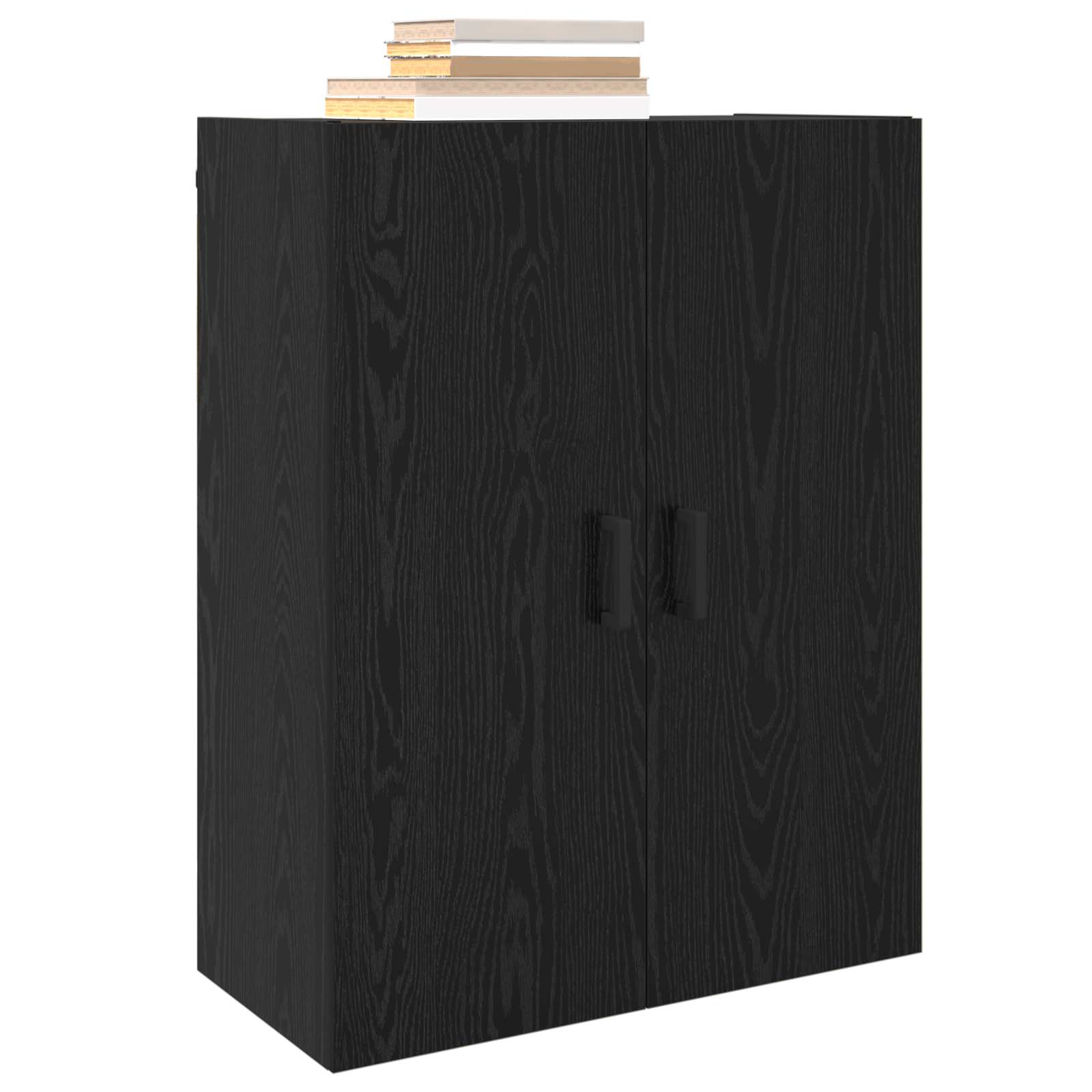 Ormar za Zid Crni hrast 69,5 x 34 x 90 cm Konstruirano drvo