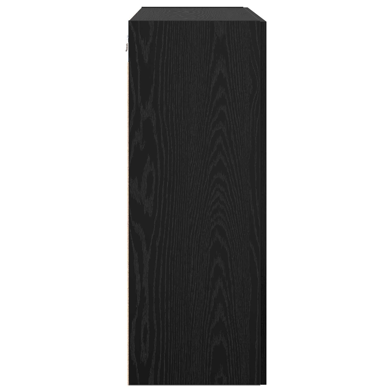 Ormar za Zid Crni hrast 69,5 x 34 x 90 cm Konstruirano drvo