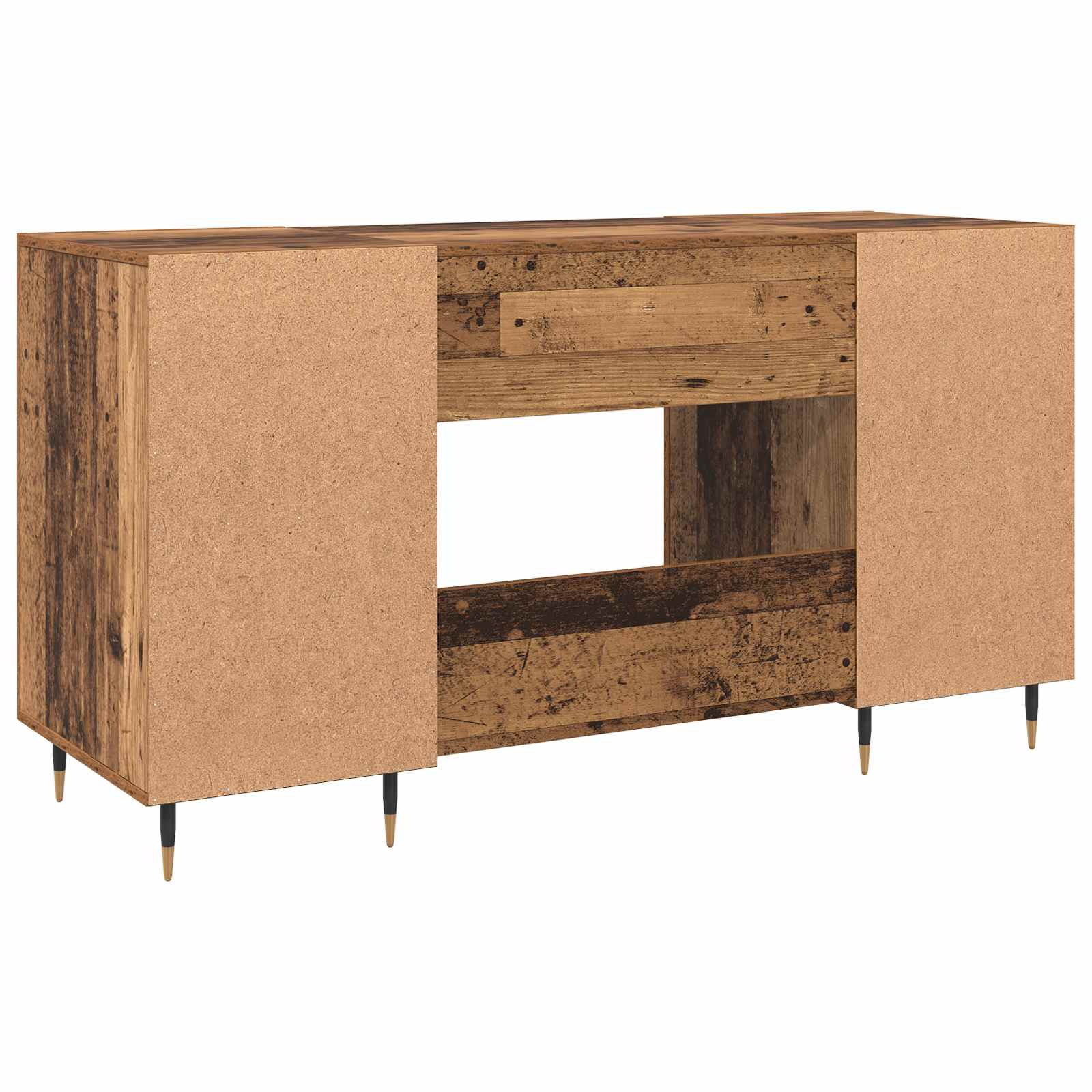 Stol s policom Staro drvo 140 x 50 x 75 cm Konstruirano drvo