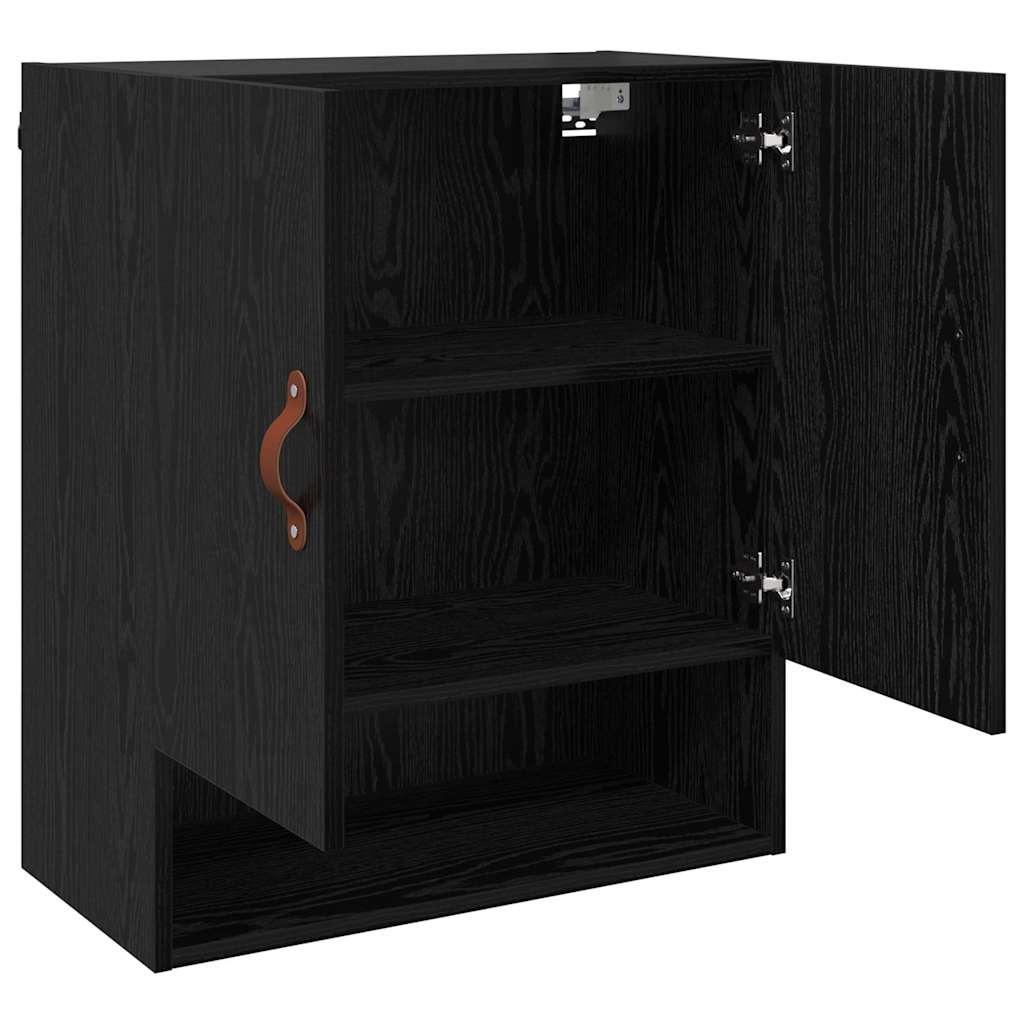 Ormar za Zid Zidne Crni hrast 60 x 31 x 70 cm Konstruirano drvo