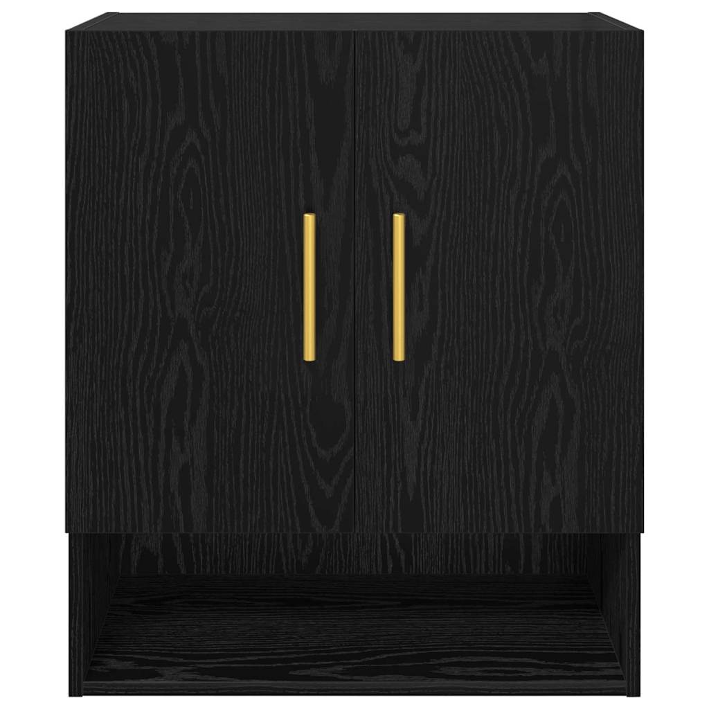 Ormar za Zid Zidne Crni hrast 60 x 31 x 70 cm Konstruirano drvo