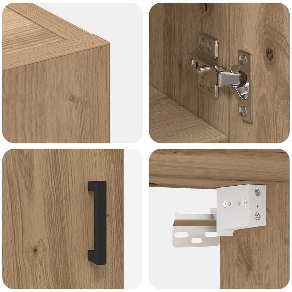Ormar za Zid hrast artisan 60 x 31 x 70 cm Konstruirano drvo