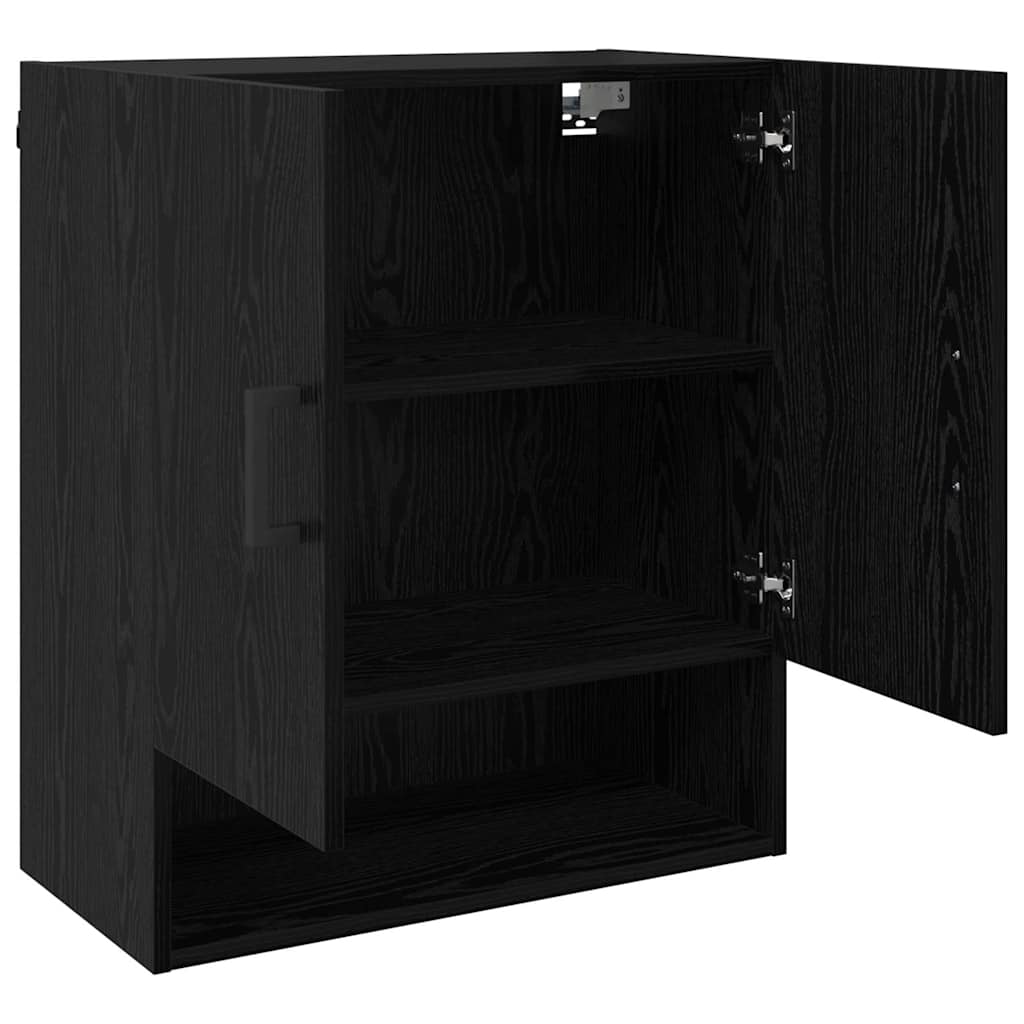 Ormar za Zid Zidne Crni hrast 60 x 31 x 70 cm Konstruirano drvo