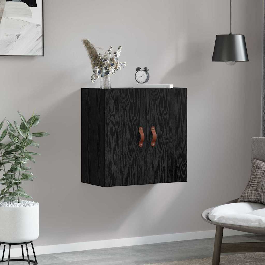 Ormar za Zid Zidne Crni hrast 60 x 31 x 60 cm Konstruirano drvo