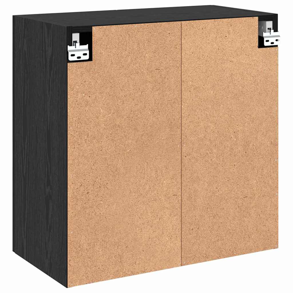 Ormar za Zid Zidne Crni hrast 60 x 31 x 60 cm Konstruirano drvo