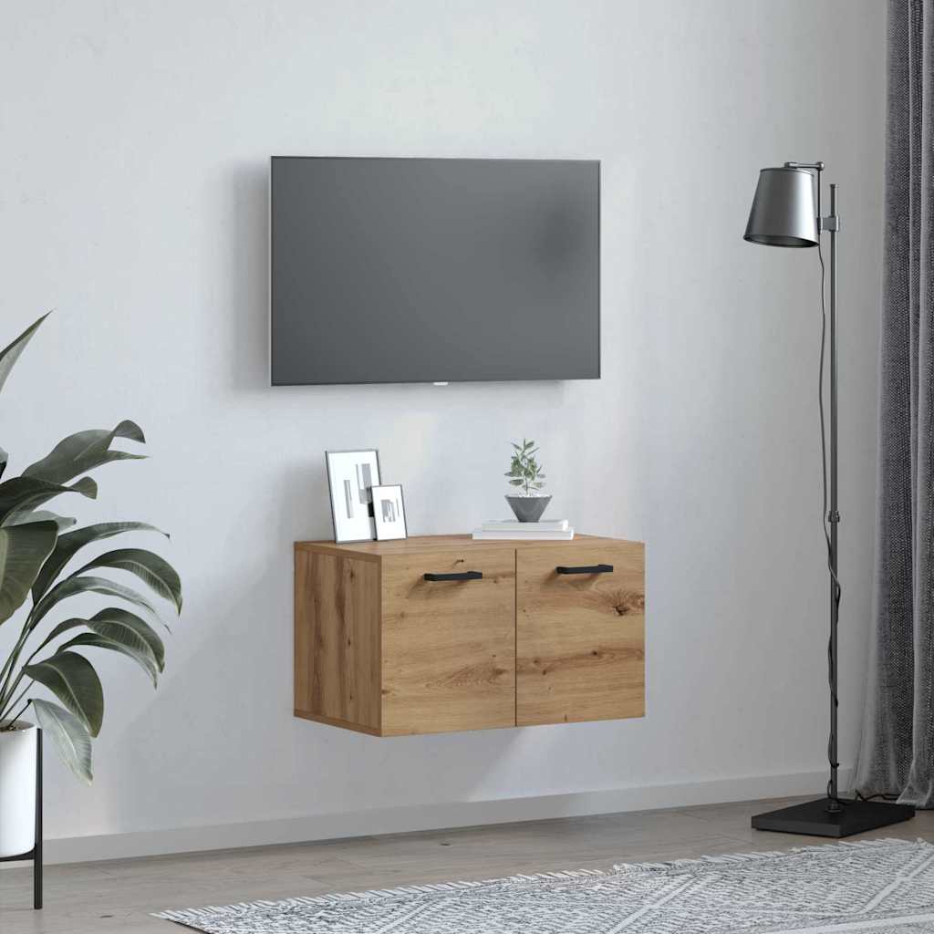 Ormar za montažu na zid Umjetnički hrast 60 x 36,5 x 35 cm
