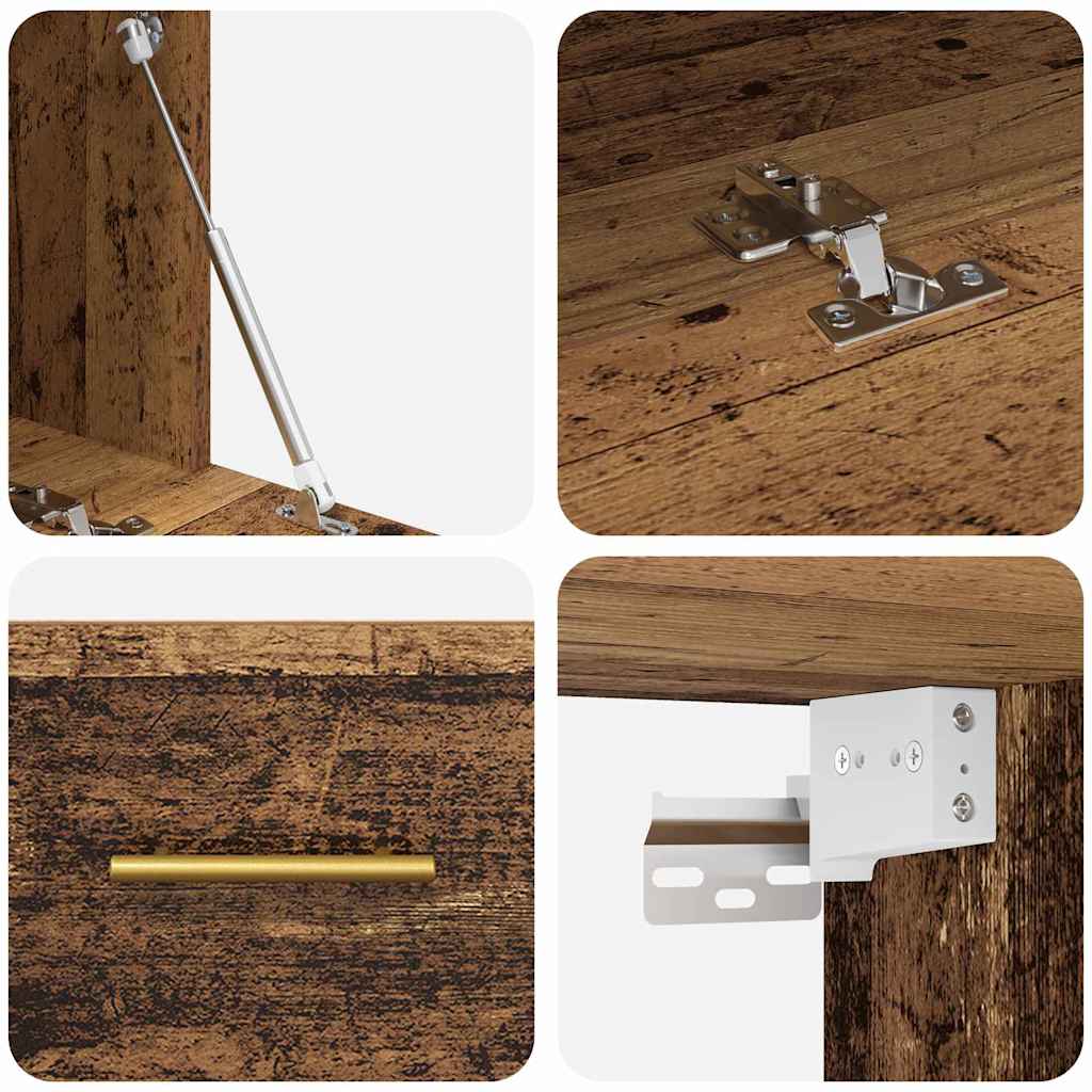 Ormar za Zid Staro drvo 80 x 36.5 x 35 cm Konstruirano drvo