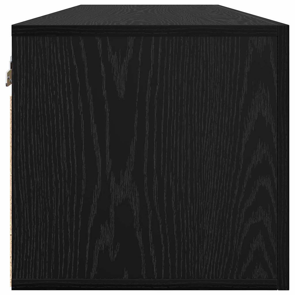 Ormar za Zid Crni hrast 100 x 36.5 x 35 cm Konstruirano drvo