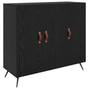 Kreveta Crni hrast 89,5 x 34 x 80 cm Konstruirano drvo