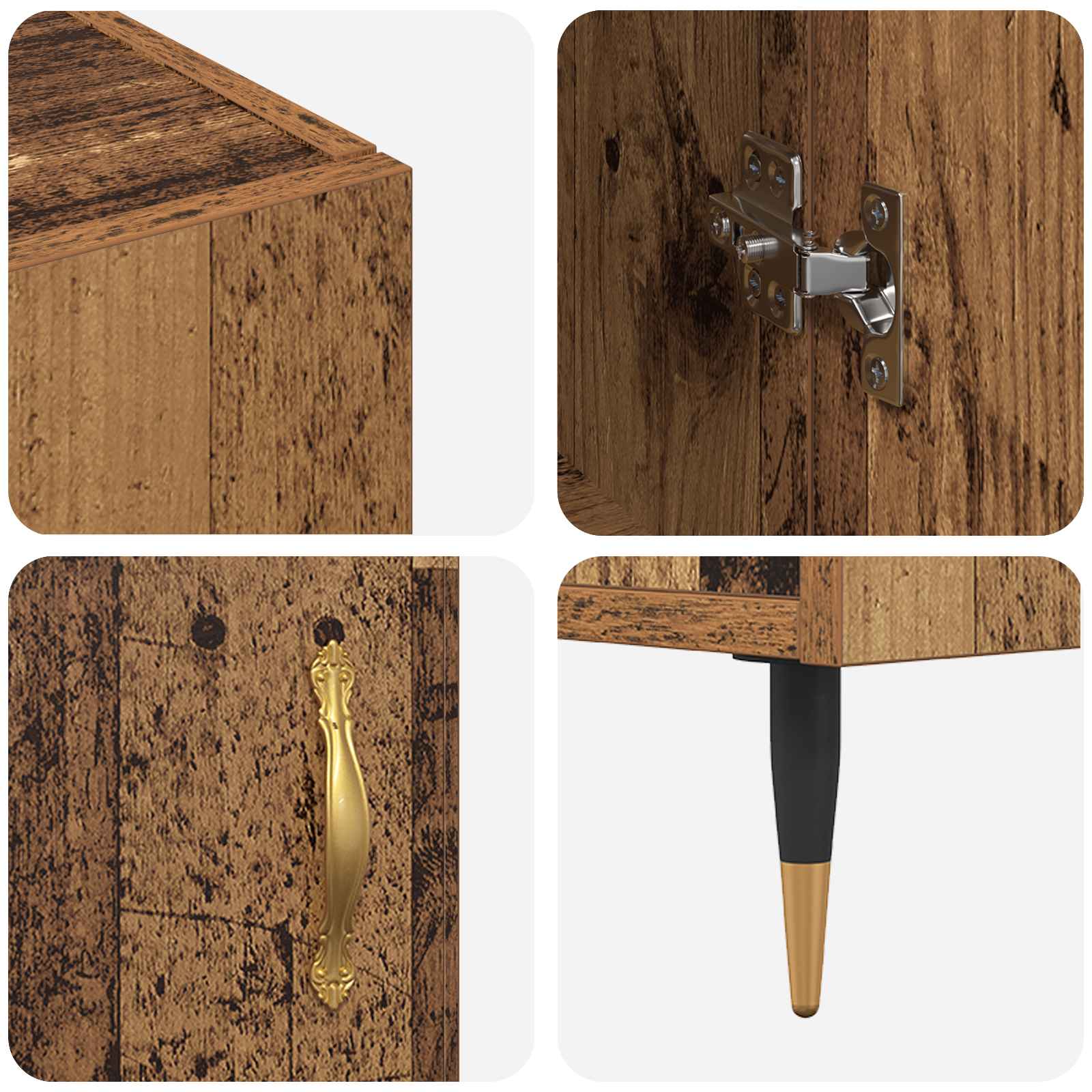Kreveta Staro drvo 90 x 34 x 80 cm Konstruirano drvo