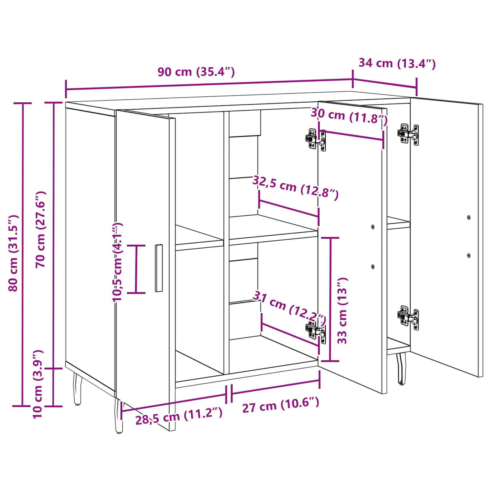 Kreveta Staro drvo 90 x 34 x 80 cm Konstruirano drvo