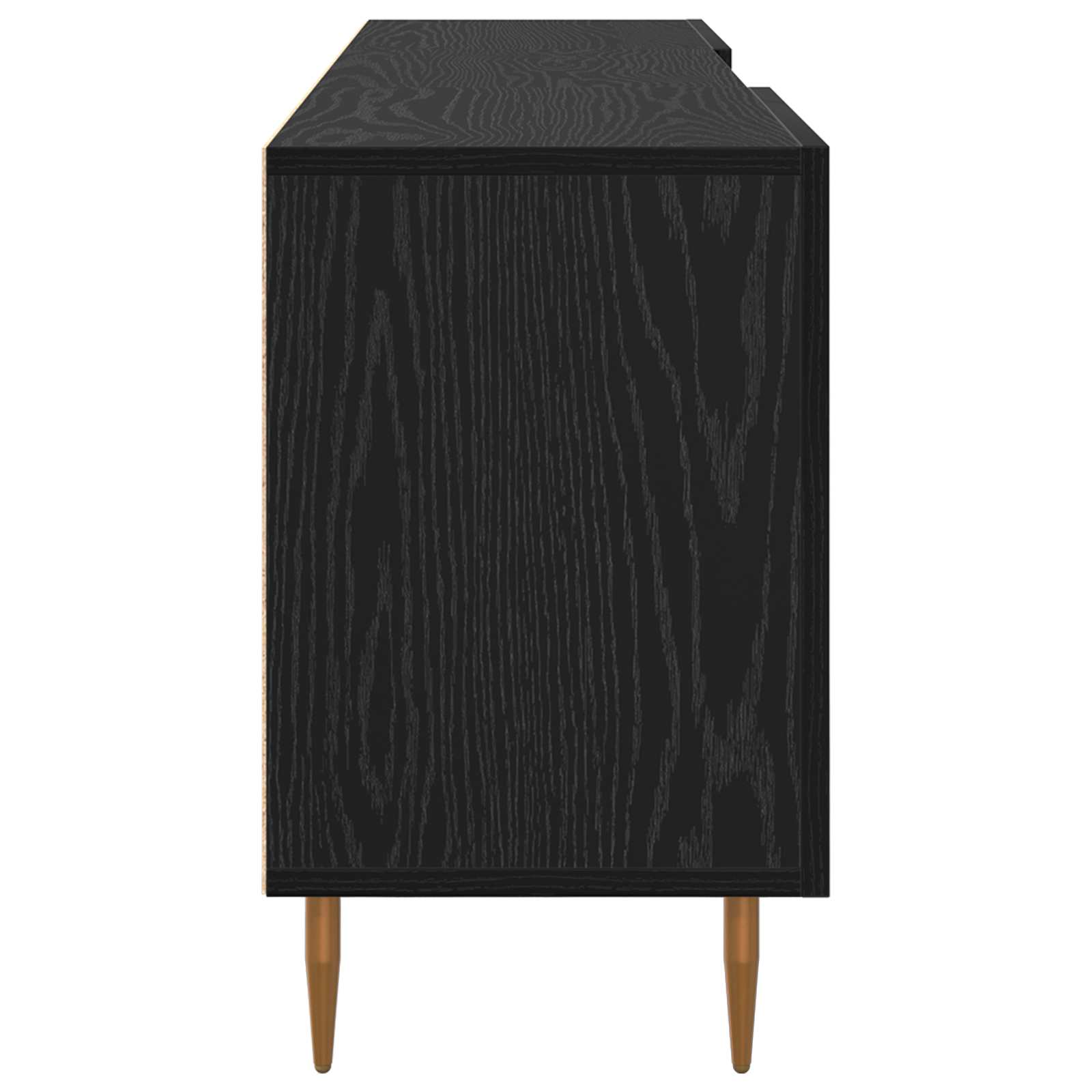TV ormar Crni hrast 150 x 30 x 50 cm Konstruirano drvo