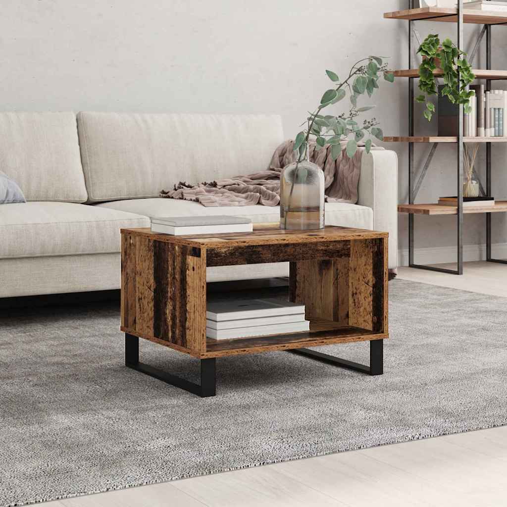 Kava Stol Staro drvo 60 x 50 x 40 cm Konstruirano drvo
