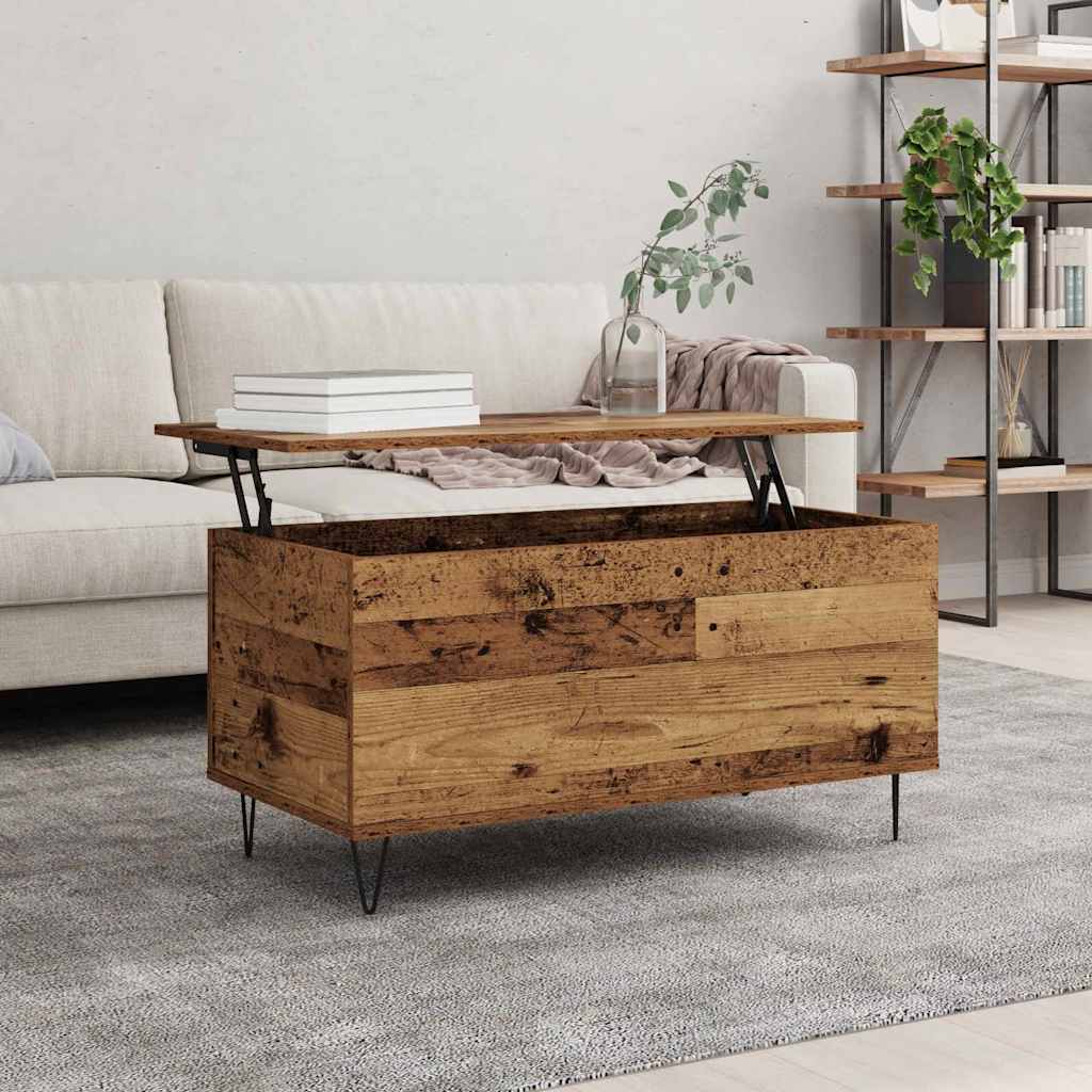 Stolić za kavu Staro drvo 90 x 44.5 x 45 cm Konstruirano drvo