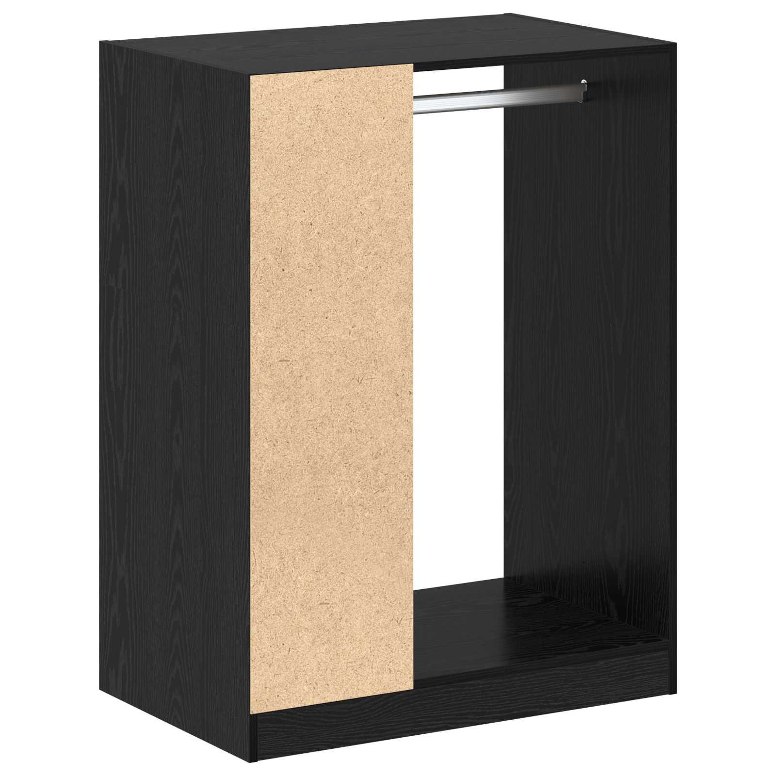 Ormarić s policom s pohranom Crni hrast 77 x 48 x 102 cm