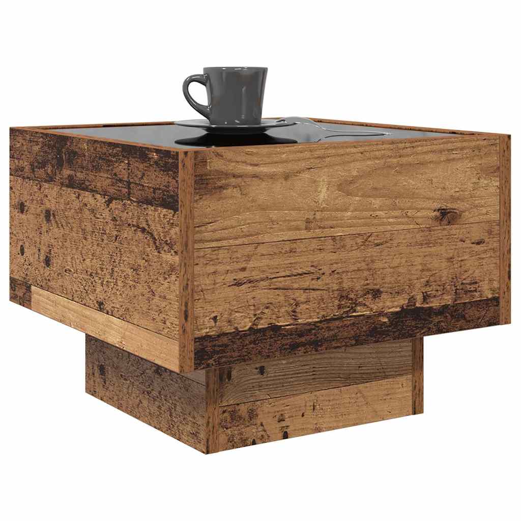 Bocni stol Staro drvo 40 x 40 x 30 cm Konstruirano drvo