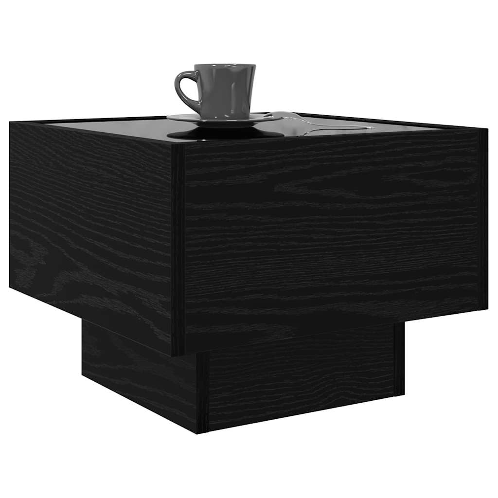 Bocni stol Crni hrast 40 x 40 x 30 cm Konstruirano drvo
