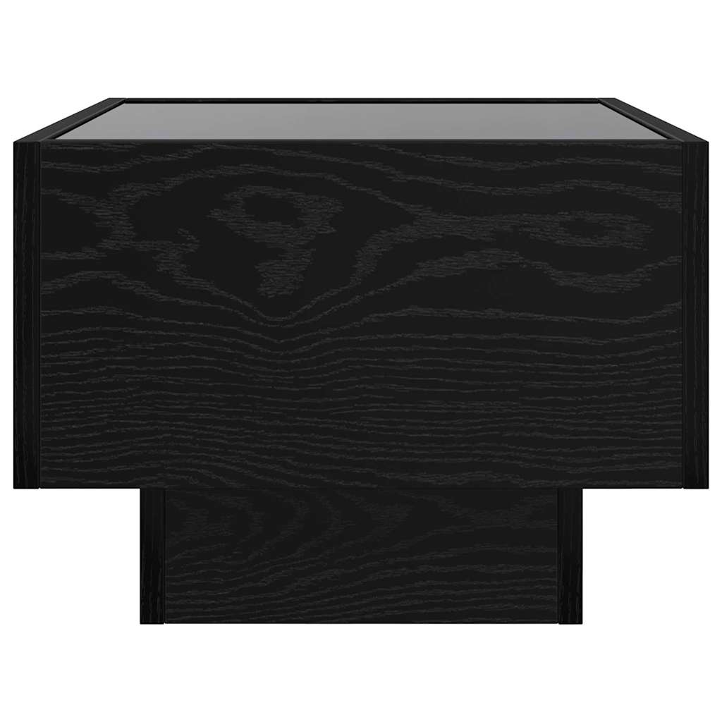 Bocni stol Crni hrast 40 x 40 x 30 cm Konstruirano drvo