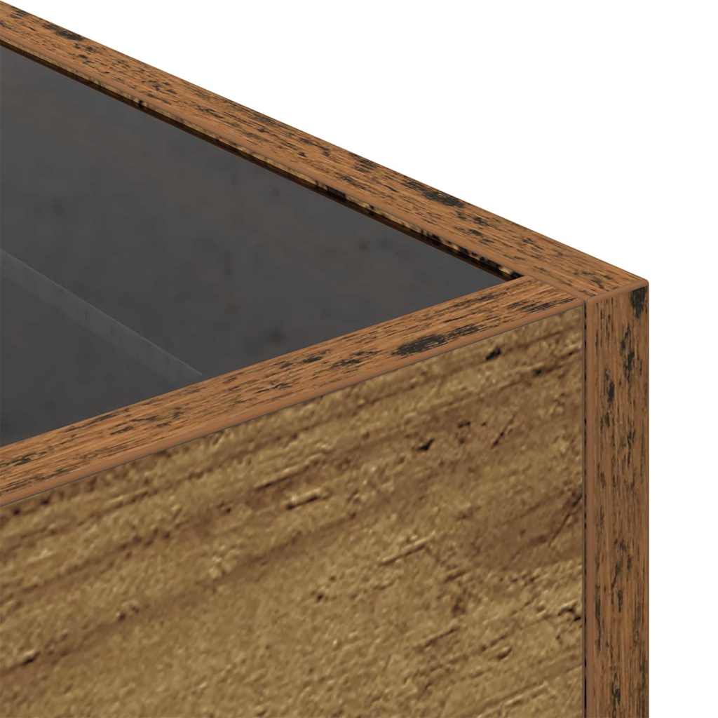 Bocni stol Staro drvo 50 x 50 x 30 cm Konstruirano drvo