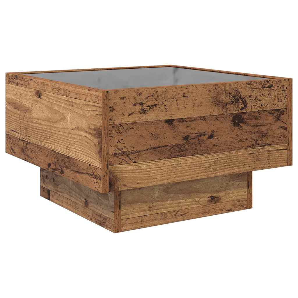 Bocni stol Staro drvo 50 x 50 x 30 cm Konstruirano drvo