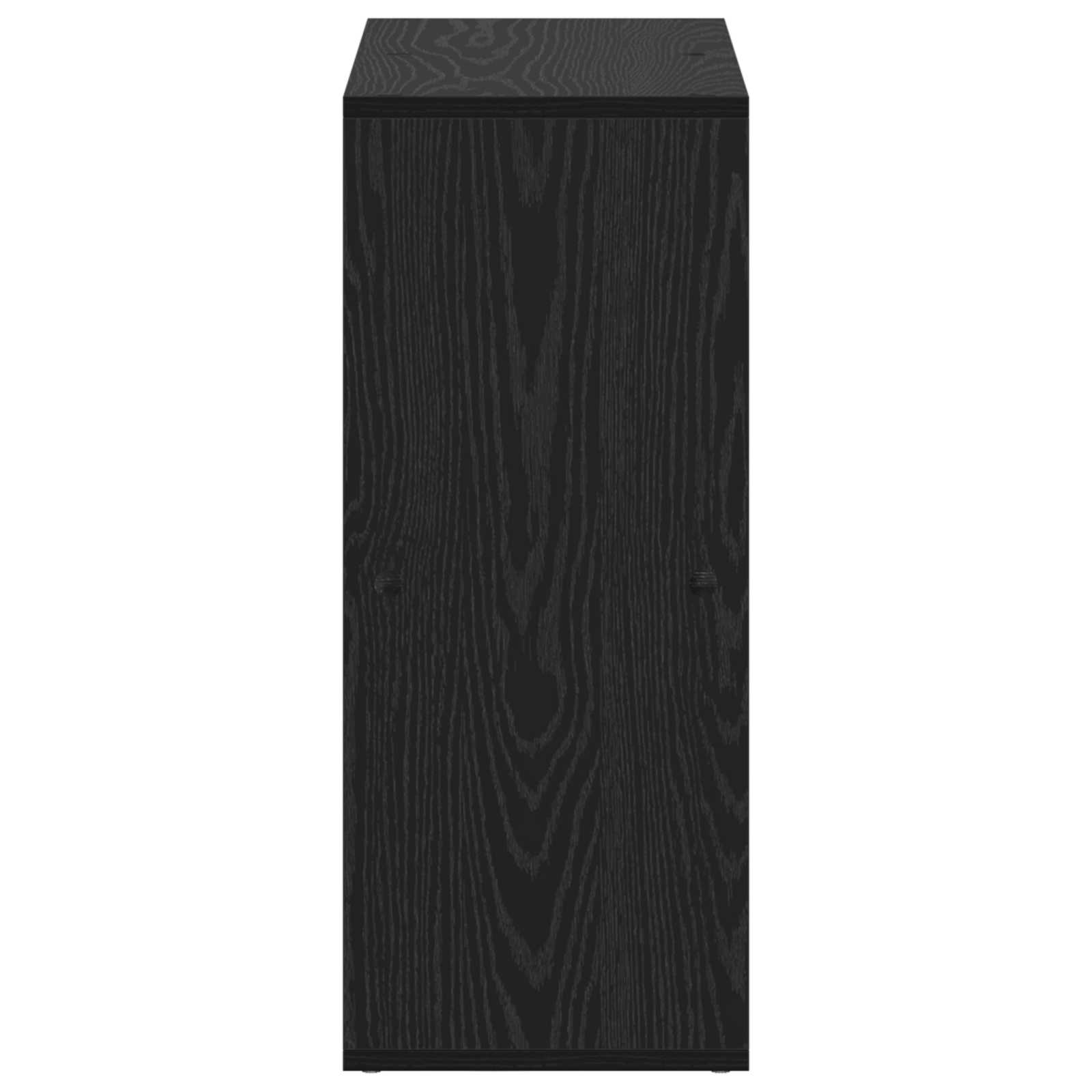 Ormarić za knjige Crni hrast 69,5 x 29 x 69,5 cm