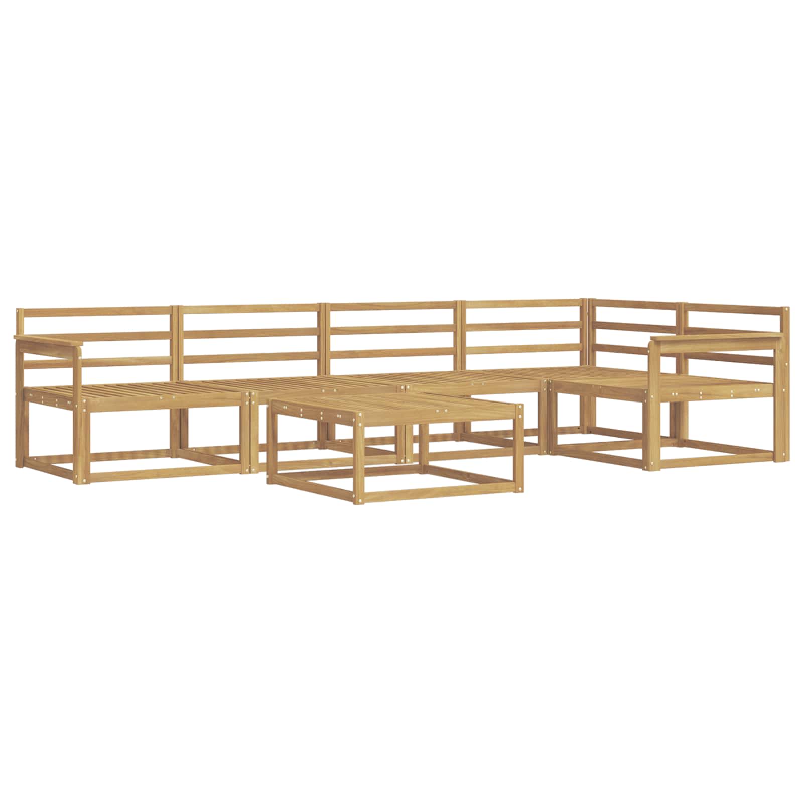 Set vanjskih sofa 6 pcs Bijela 79 x 79 x 37 cm