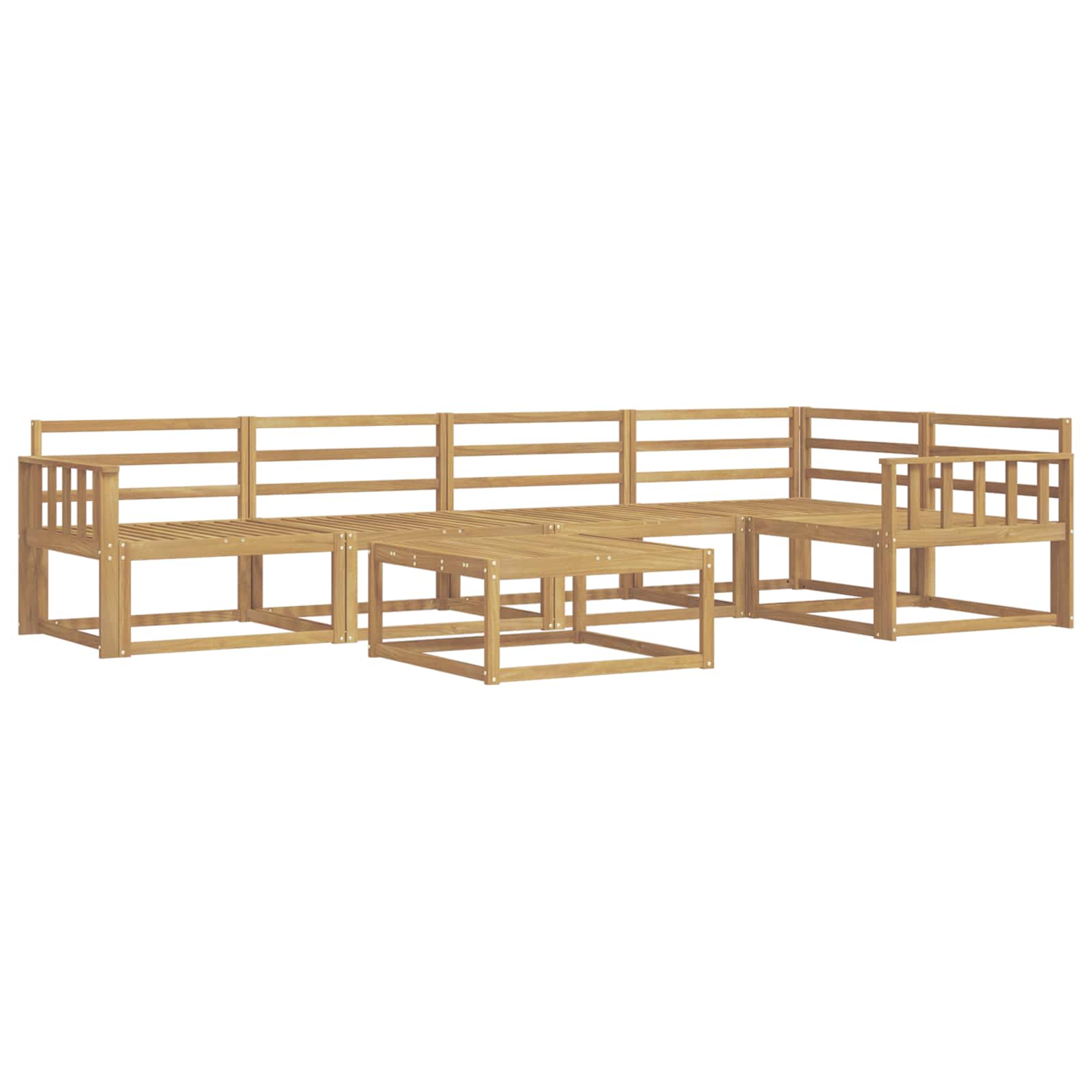 Set vanjskih sofa 6 pcs Bijela 79 x 79 x 37 cm