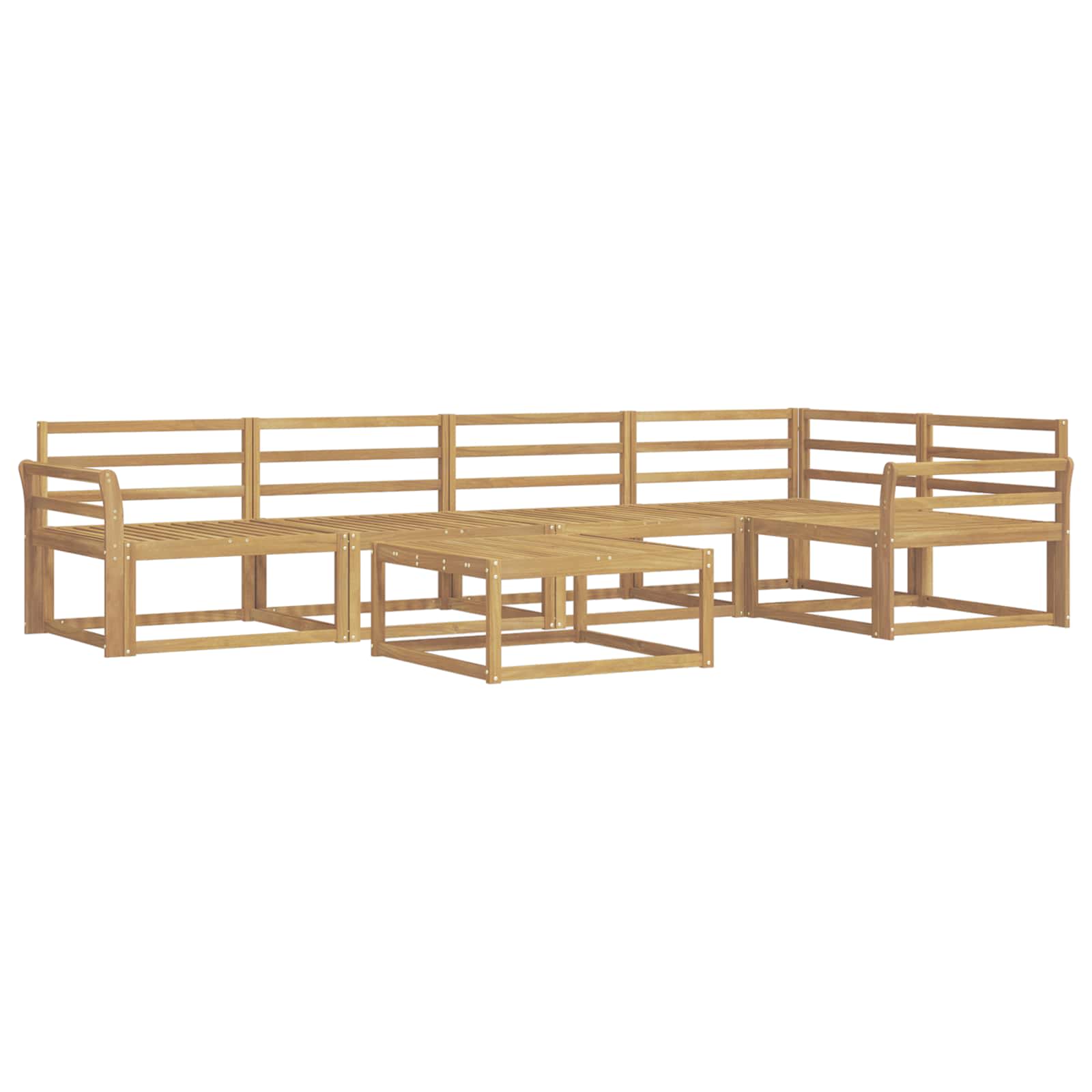 Set vanjskih sofa 6 pcs Bijela 79 x 79 x 37 cm