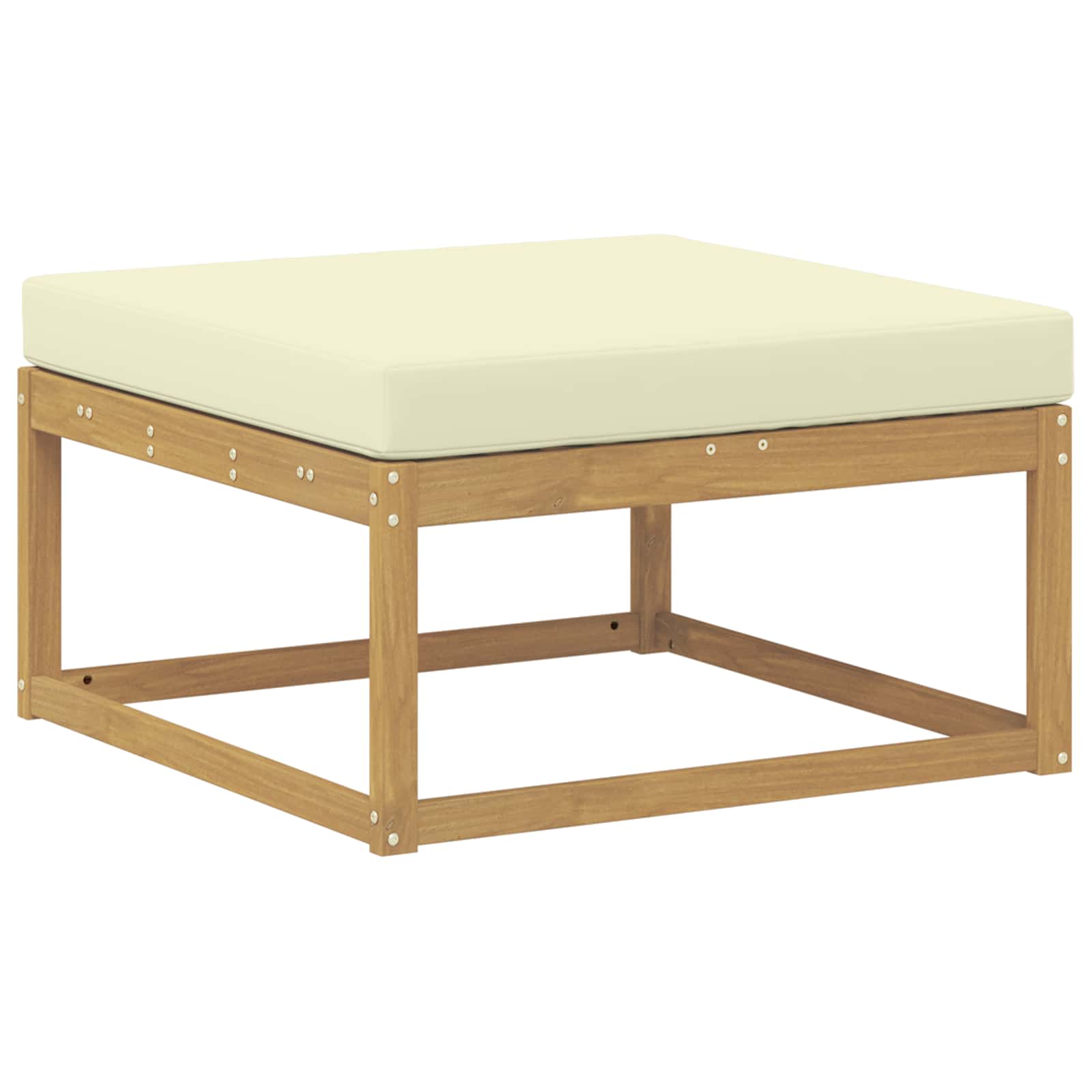 Set vanjskih sofa s jastukom 7 pcs Bijela i krem