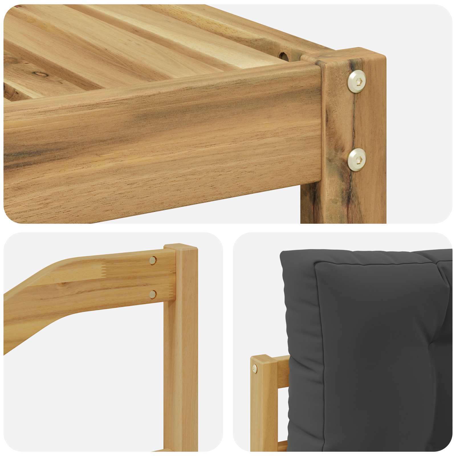 Set vanjskih sofa 8 pcs Bijela i antracit