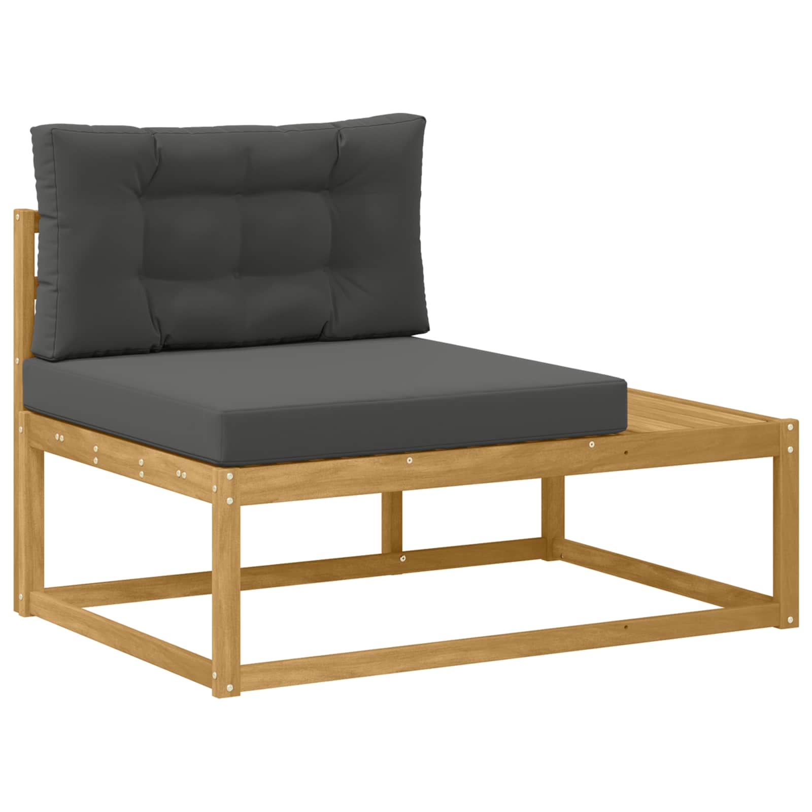 Set vanjskih sofa s jastukom Bijela 79 x 79 x 37 cm Poliester