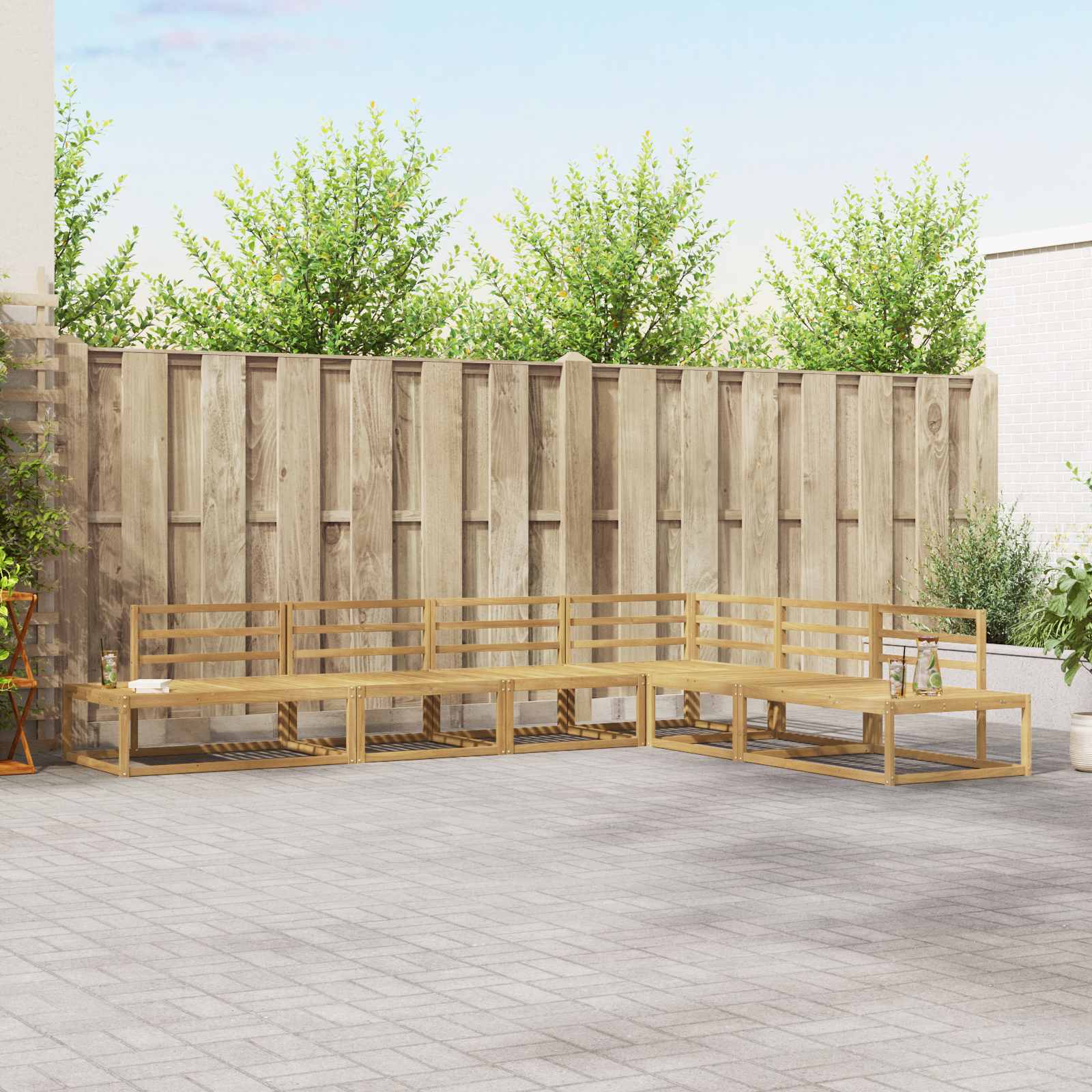 Set vanjskih sofa 5 Komad
