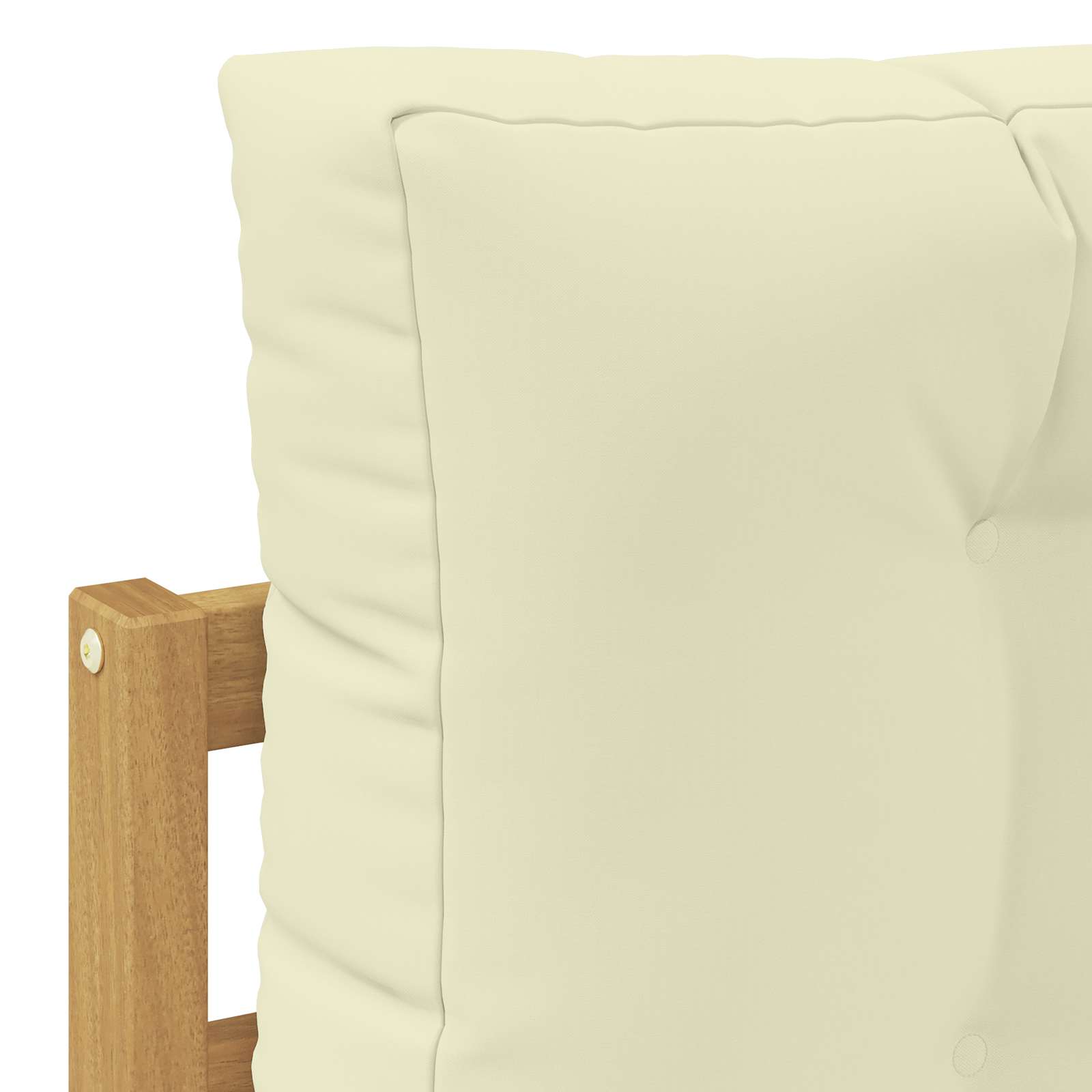 Set vanjskih sofa s jastukom 10 pcs Bijela i krem