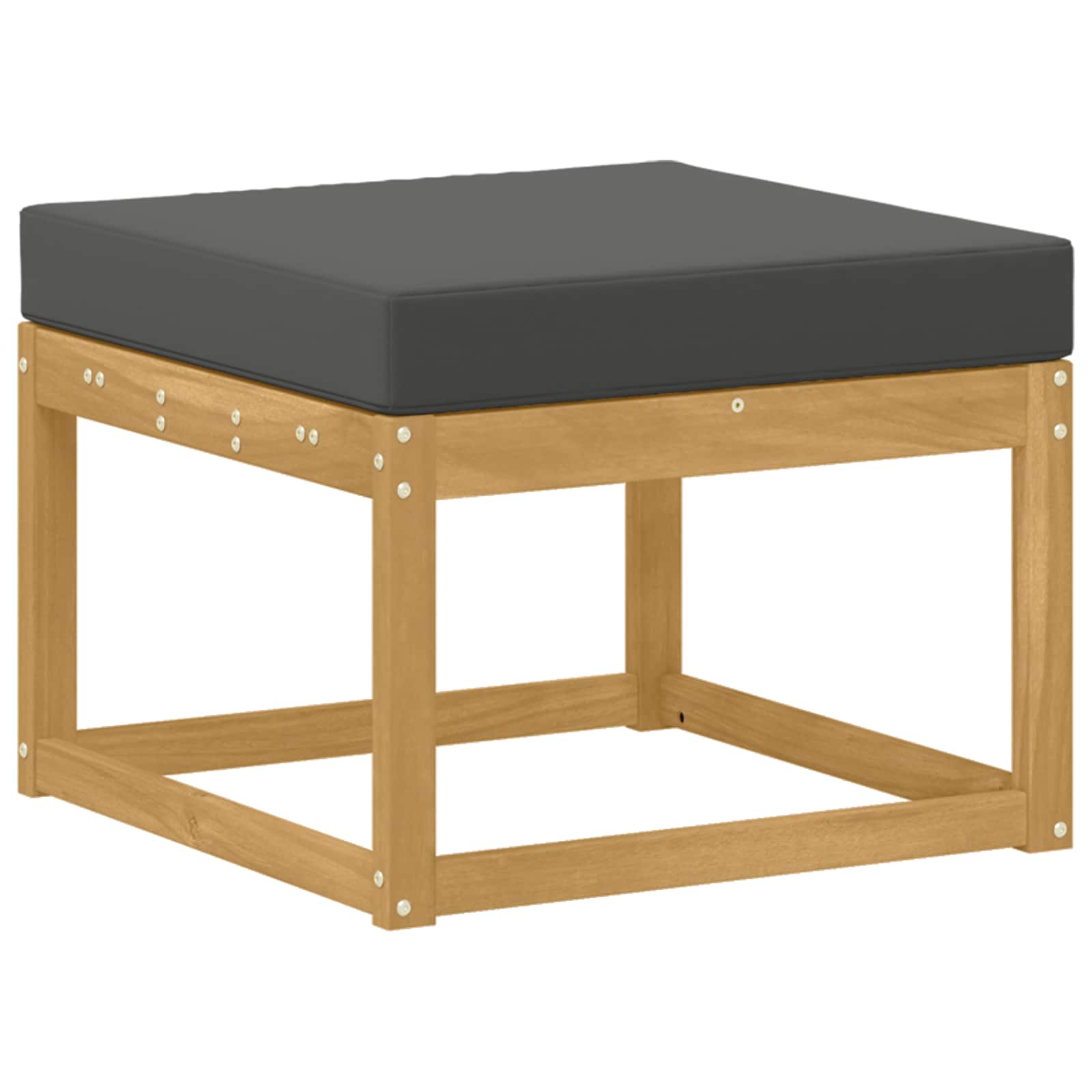 Set vanjskih sofa s jastukom 7 pcs Bijela i antracit Poliester