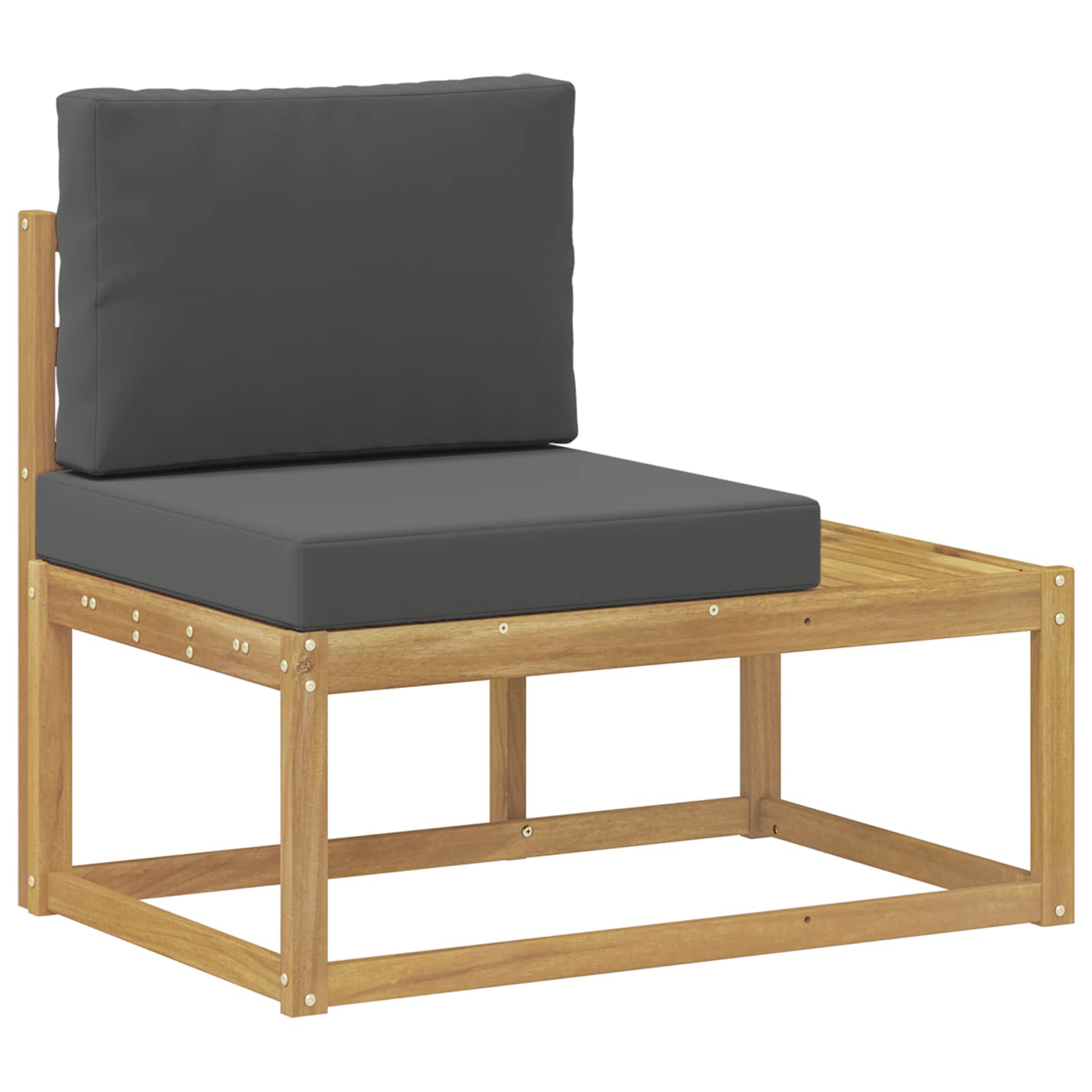 Set vanjskih sofa 4 Komad Bijela i antracit Poliester