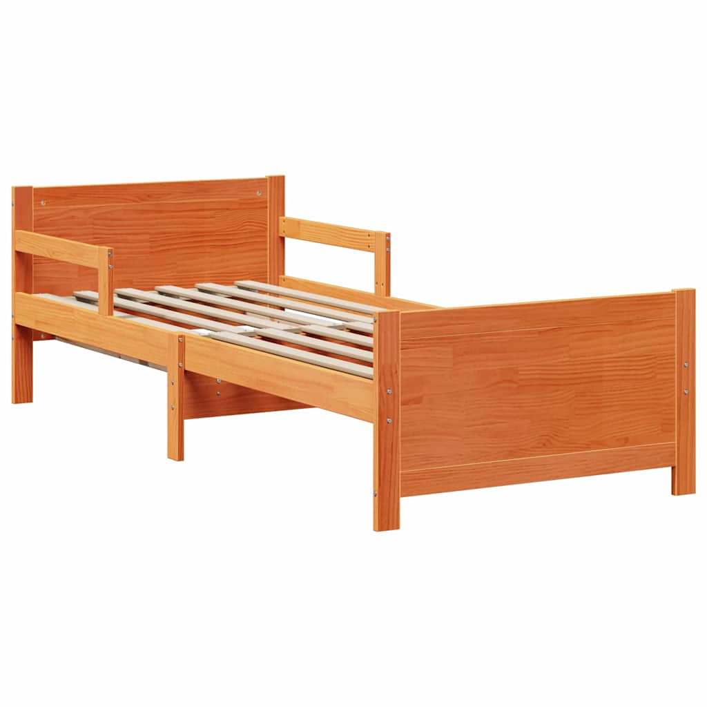 Krevetna konstrukcija Vosak smeđa 80 x 200 cm Konstruirano drvo