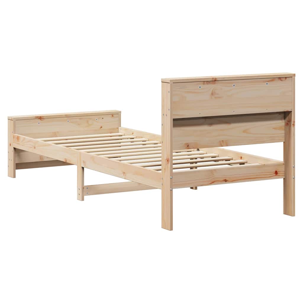 Krevetna konstrukcija Smeđa 80 x 200 cm Konstruirano drvo