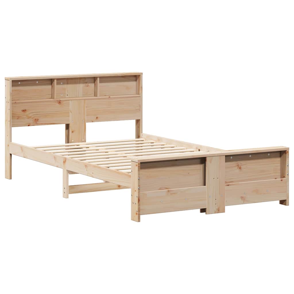 Krevetna konstrukcija Smeđa 140 x 190 cm Konstruirano drvo