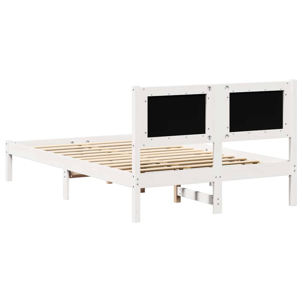 Krevetna konstrukcija s uzglavljem Svijetlo siva 120 x 200 cm