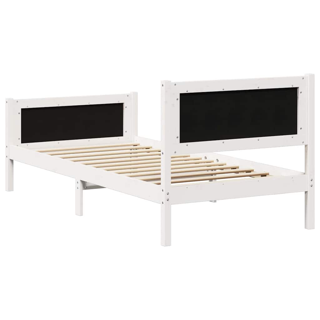 Krevetna konstrukcija Svijetlo siva 90 x 200 cm tkanina