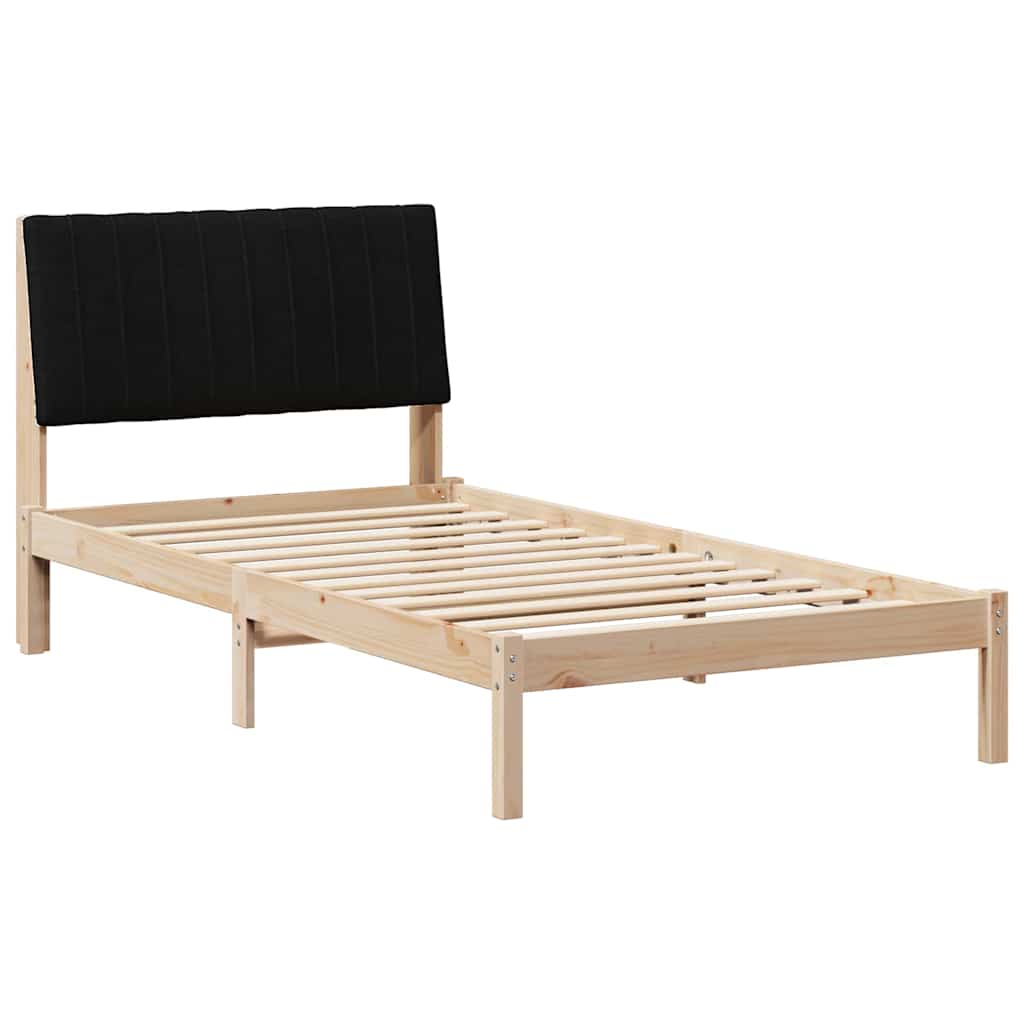 Krevetna konstrukcija Smeđa 100 x 200 cm Čvrsto borovo drvo