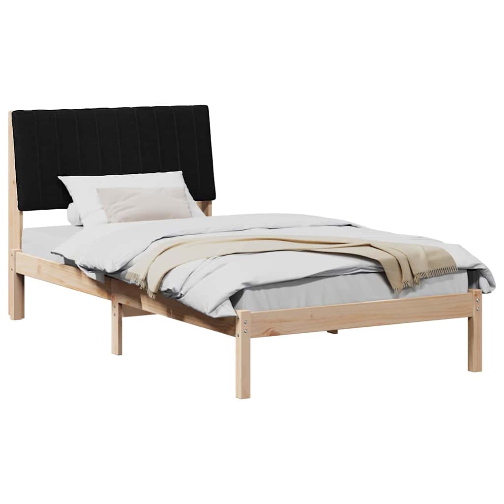 Krevetna konstrukcija Smeđa 100 x 200 cm Čvrsto borovo drvo