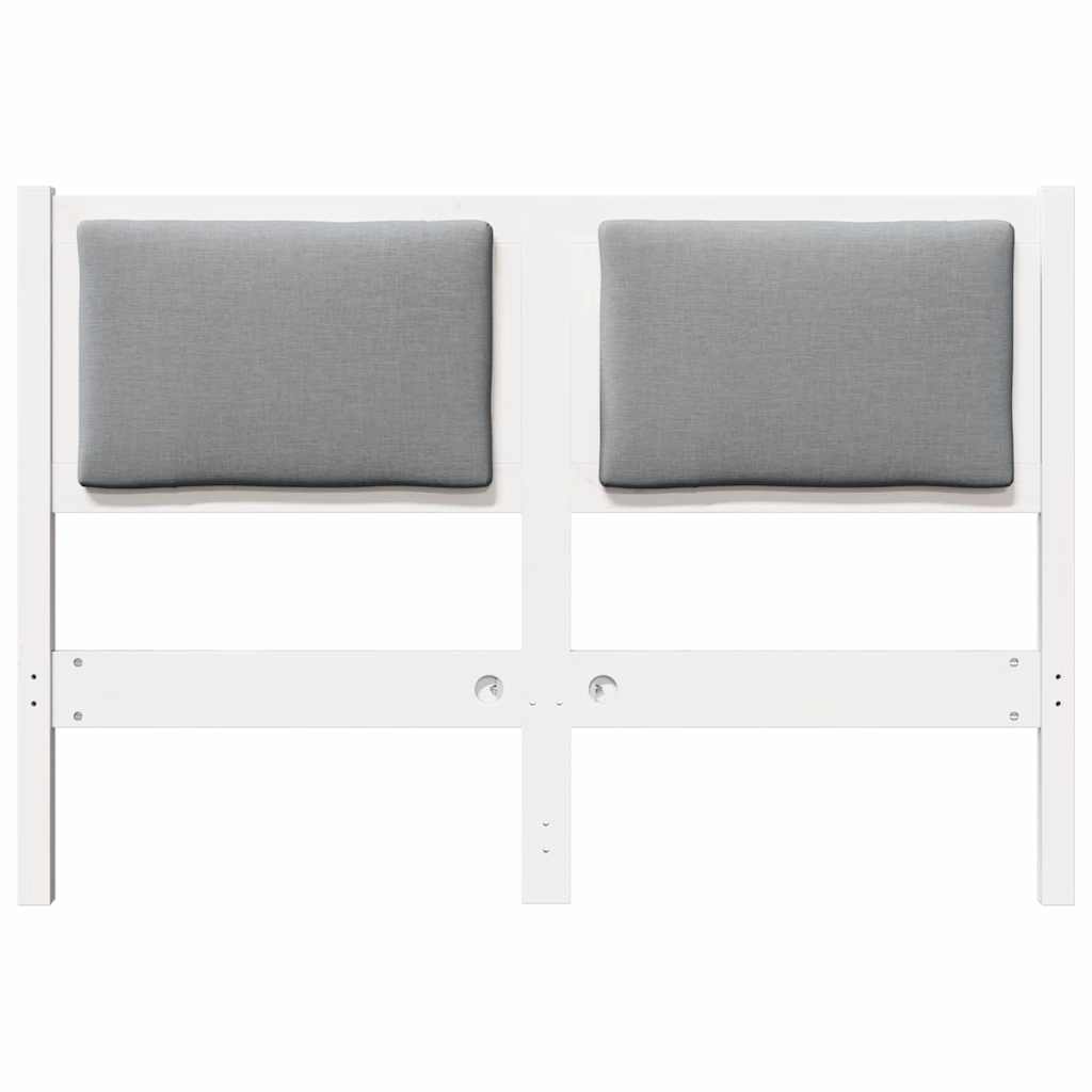 Uzglavlje Ostalo Bijelo 135 cm Masivna borovina