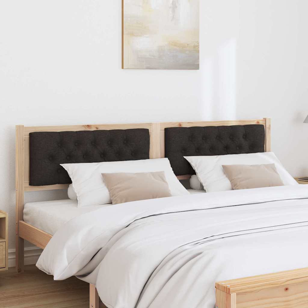 Uzglavlje Ostalo Smeđa i crna 180 cm Masivna borovina