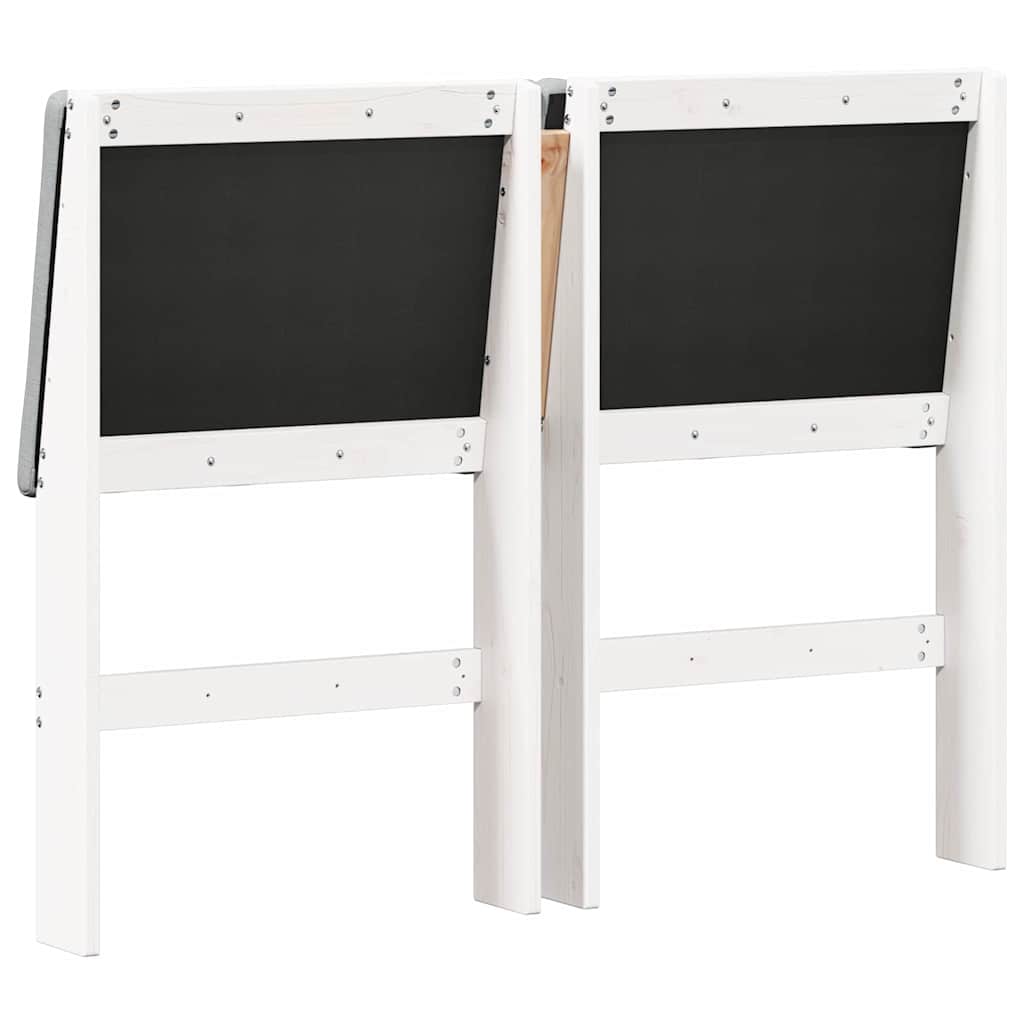 Tapecirani uzglavlje Svijetlo siva 120 cm Čvrsto borovo drvo
